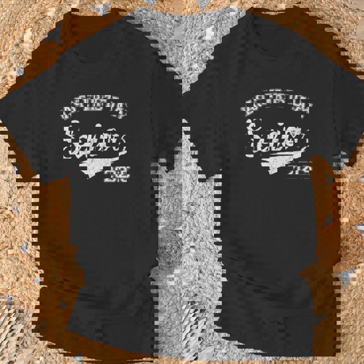 Last First Day Of Senior Year 2025 Boys Class Of 2025 T-Shirt Gifts for Old Men