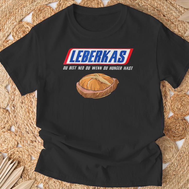 Leberkas Du Bist Ned Du Wenn Du Hunger Hast T-Shirt Geschenke für alte Männer