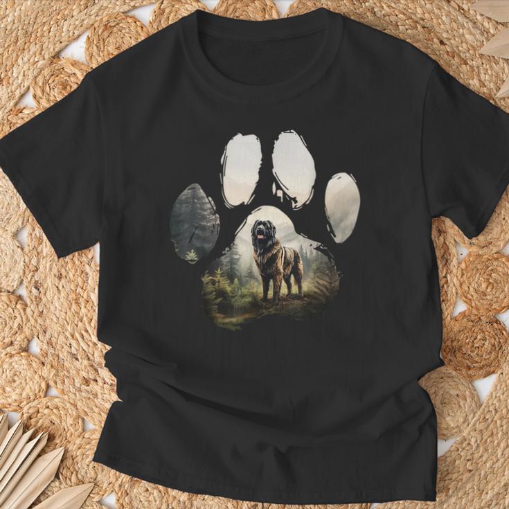 Leonberger Bergpfote With Dog Mum And Dad T-Shirt Geschenke für alte Männer