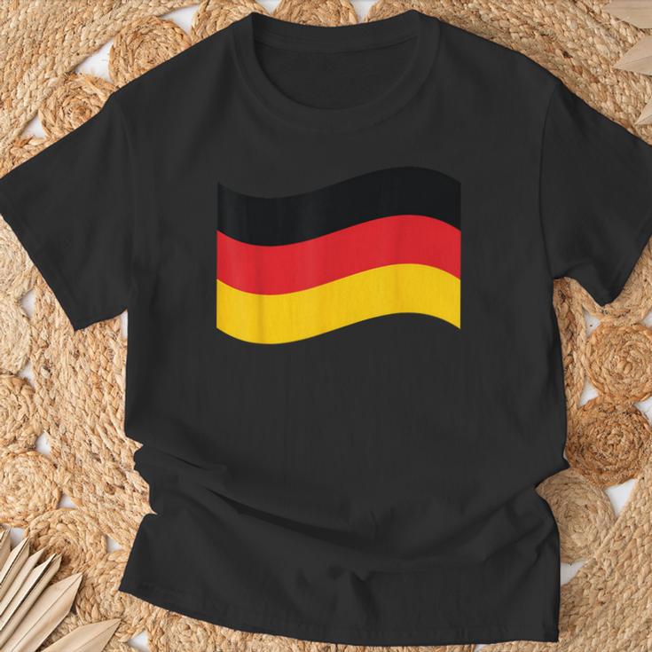 Leuchtendes Herz Deutsche Flagge Colours Germany Fan T-Shirt Geschenke für alte Männer