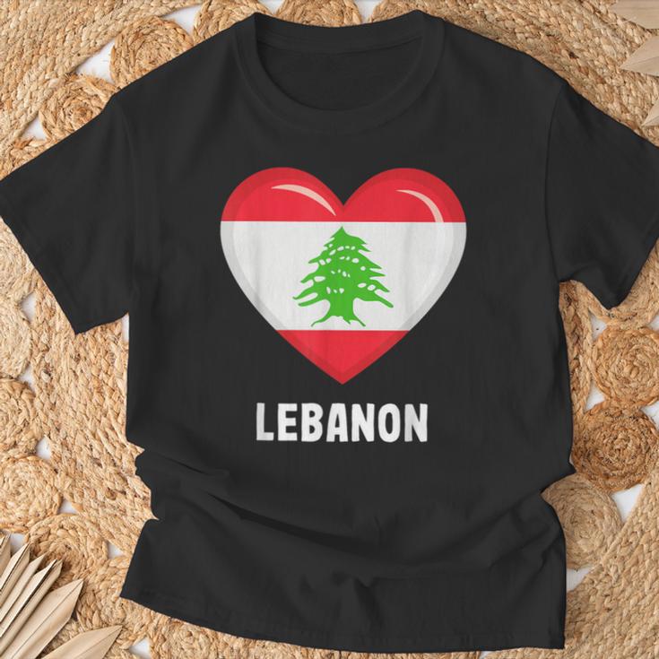 Libanon Flag Lebanese T-Shirt Geschenke für alte Männer