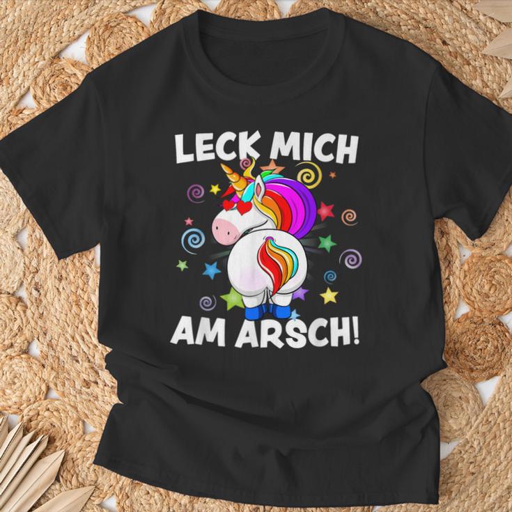 Lick Mich Am Arsch T-Shirt Geschenke für alte Männer