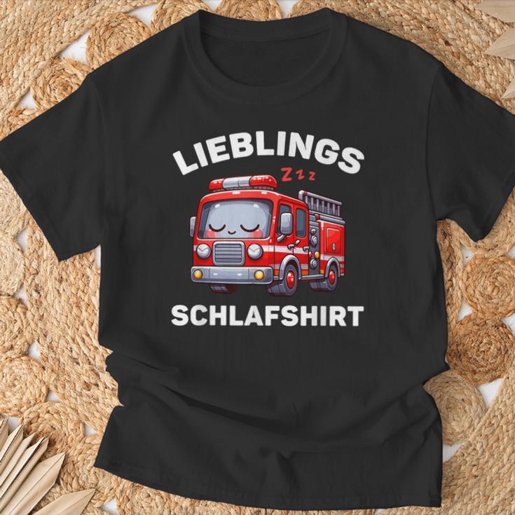 Lieblings Schlaf Pyjamas Children's Fire Brigade T-Shirt Geschenke für alte Männer