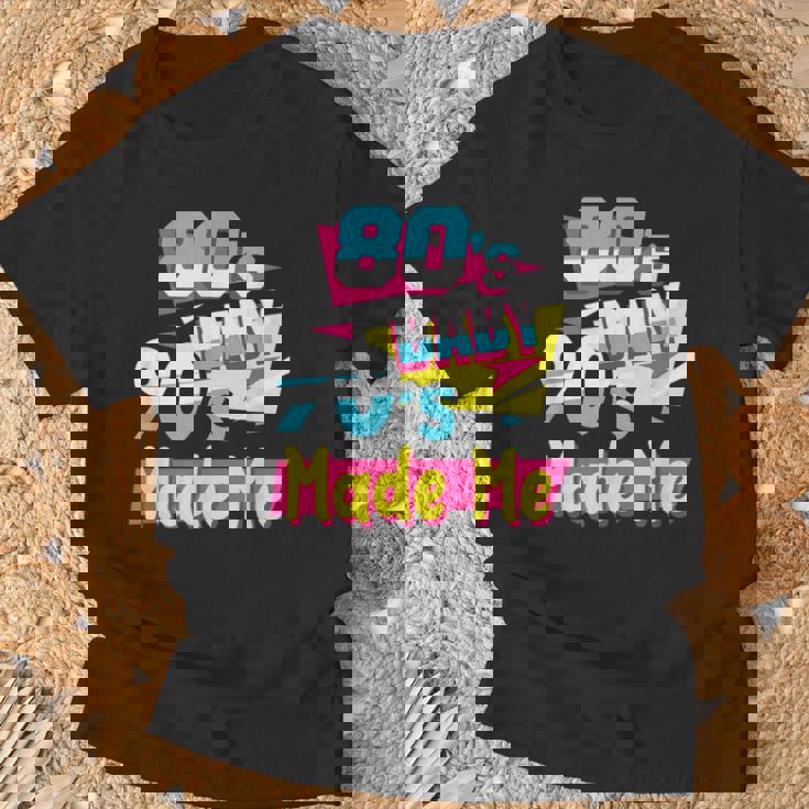 Los Años 80'S Baby 90'S Made Me Retro Nostalgia De Los 80 Camiseta unisex Regalos para ancianos