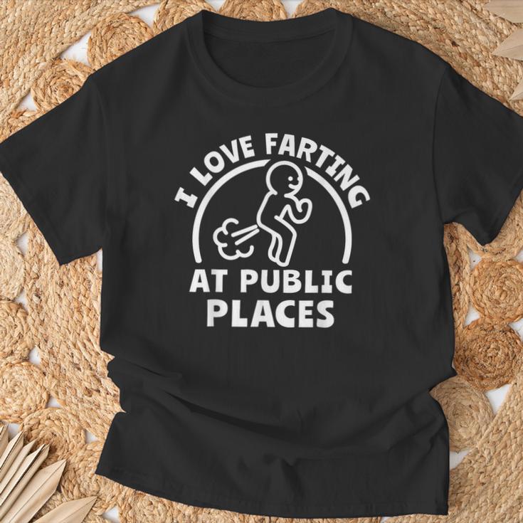 I Love Farting Furz Ich Liebe Furzen T-Shirt Geschenke für alte Männer