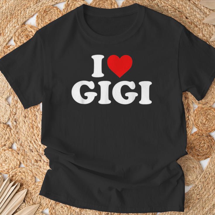 I Love Gigi T-Shirt Geschenke für alte Männer