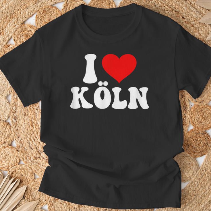 I Love Köln S T-Shirt Geschenke für alte Männer