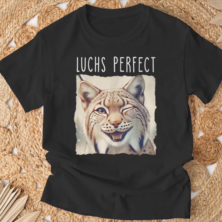 Luchs Perfect X Lynx Bobcat Looks Perfect Lustiger Luchs T-Shirt Geschenke für alte Männer