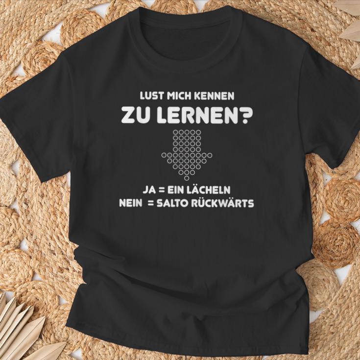 Lust Mich Knownenlern Ja Ein Lächeln Nein Salto Backwards S T-Shirt Geschenke für alte Männer