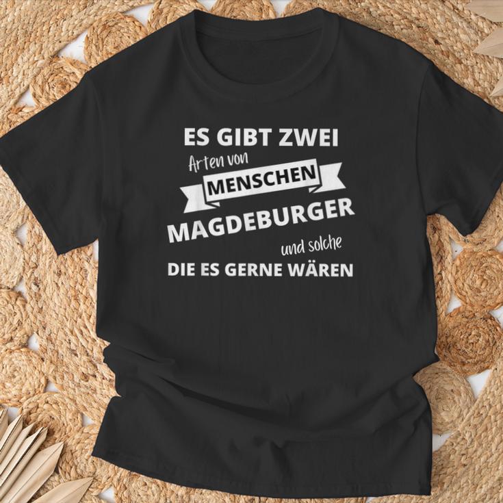 Magdeburger Magdeburg Fan T-Shirt Geschenke für alte Männer