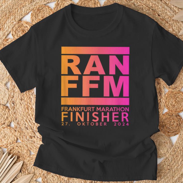 Marathon Frankfurt 2024 Finisher T-Shirt Geschenke für alte Männer