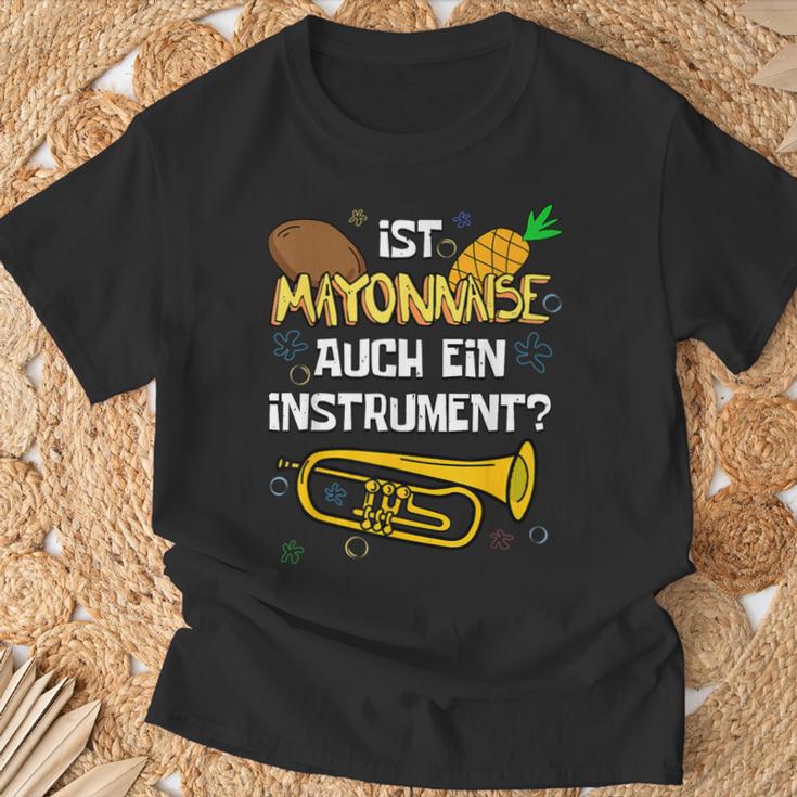 Is Mayonnaise Auch Ein Instrument Slogan T-Shirt Geschenke für alte Männer