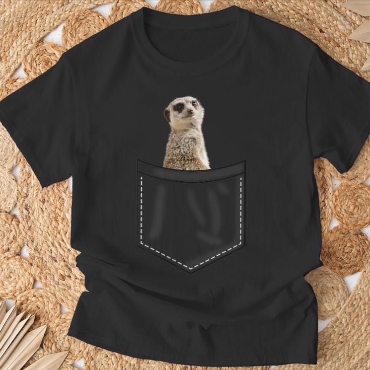 Meerkat In Bag Meerkat T-Shirt Geschenke für alte Männer