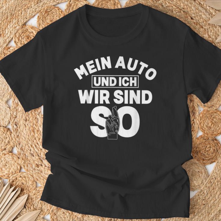 Mein Auto Und Ich Wir Sind So Tuning Turbo T-Shirt Geschenke für alte Männer