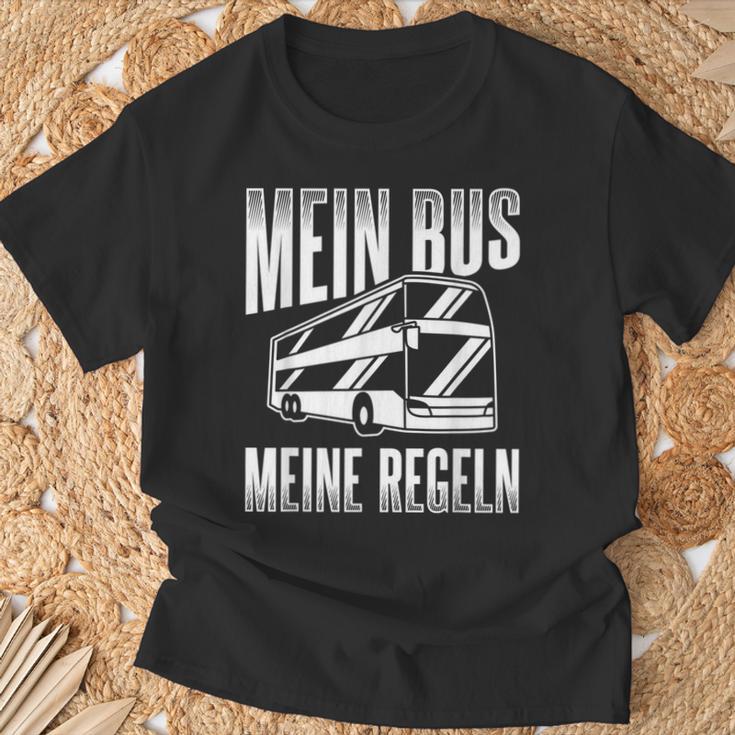 Mein Bus Meine Rules Bus Work Bus Driver T-Shirt Geschenke für alte Männer