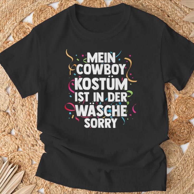 Mein Cowboy Kostüm Ist In Der Wäsche Carnival T-Shirt Geschenke für alte Männer