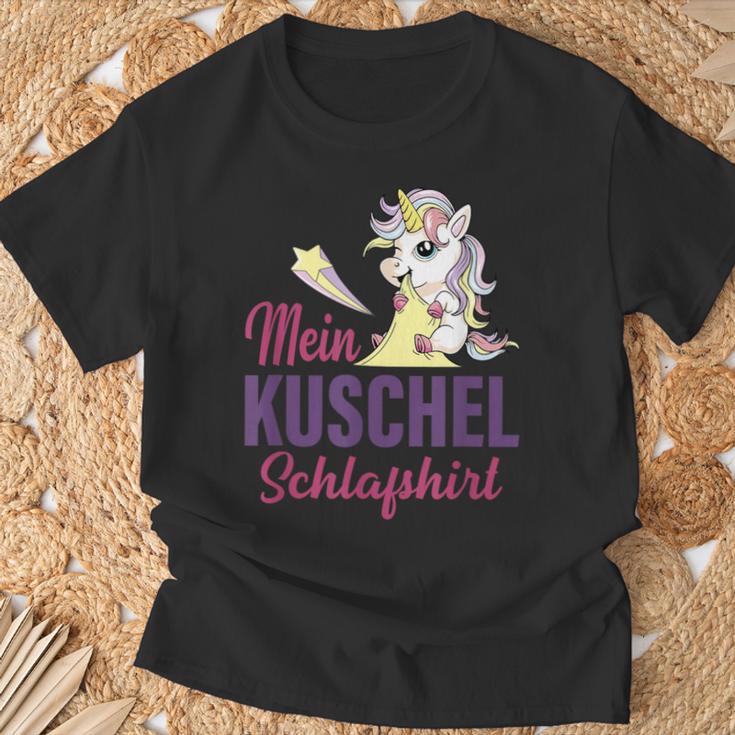 Mein Kuschel Sleep Unicorn Pyjamas Unicorn T-Shirt Geschenke für alte Männer