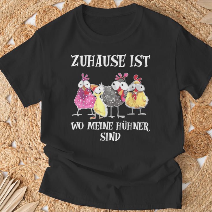 Merch Zuhause Ist Wer Meine Hühner Sindon Merch S T-Shirt Geschenke für alte Männer