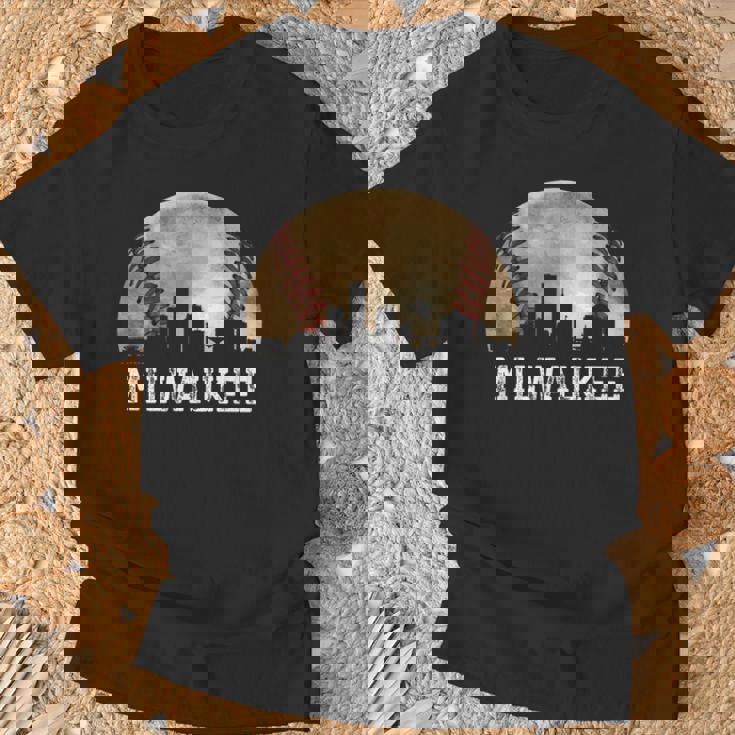 Milwaukee Gifts, Baseball Lover Shirts, Vintage City Shirts, Milwaukee Shirts, Vintage Shirts