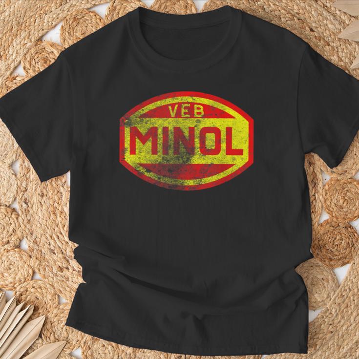 Minol -Eb Folkseigenen Berieb Minol Grunge Effect T-Shirt Geschenke für alte Männer