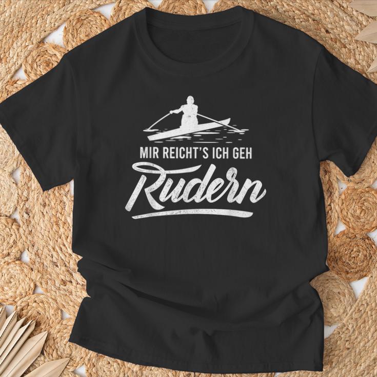 Mir Reich's Ich Geh Ruderer Blue T-Shirt Geschenke für alte Männer