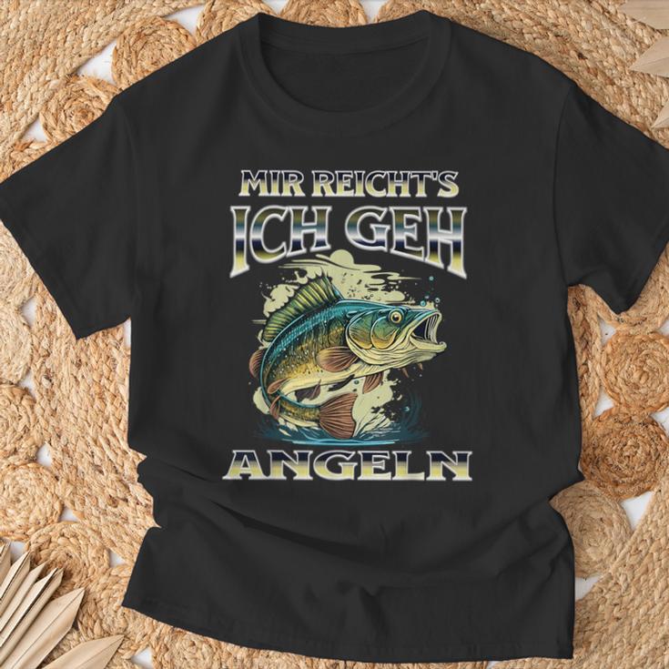 Mir Reicht's Ich Geh Angeln For Anglers T-Shirt Geschenke für alte Männer