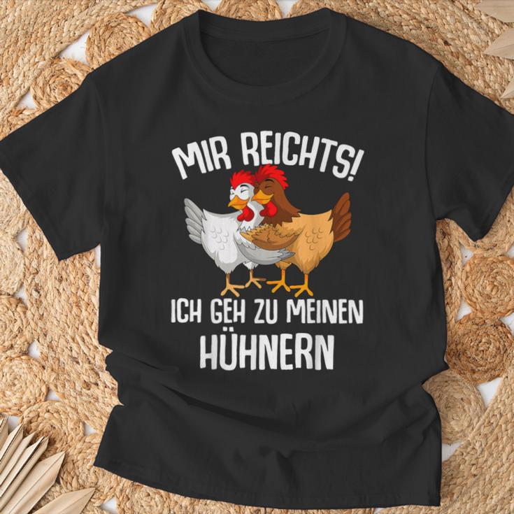 Mir Reichts Ich Geh Zu Mein Hühnern Sind Farmer Mir Reichts Ich Geh Zu Mein T-Shirt Geschenke für alte Männer