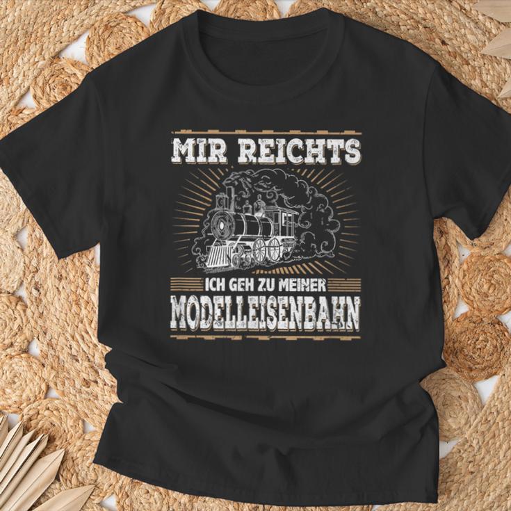 Mir Reichts Ich Geh Zu Meiner Model Railway T-Shirt Geschenke für alte Männer