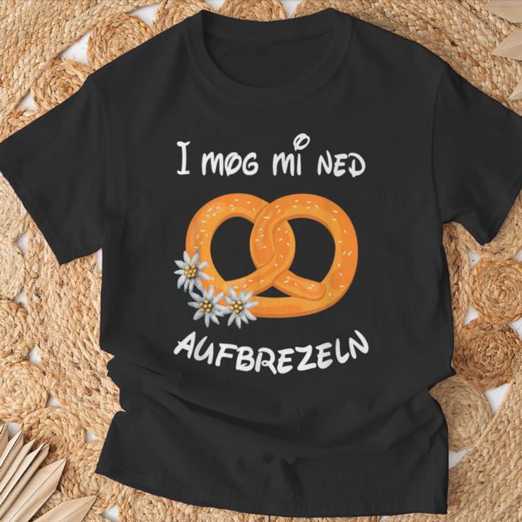 With I Mog Mi Ned Aufbrezeln Pretzel Party Costume T-Shirt Geschenke für alte Männer