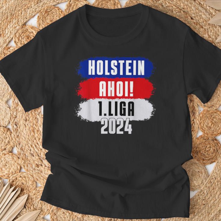 Moin 1Liga 2024 Holstein Ahoi Aufstieg Kiel Fan T-Shirt Geschenke für alte Männer