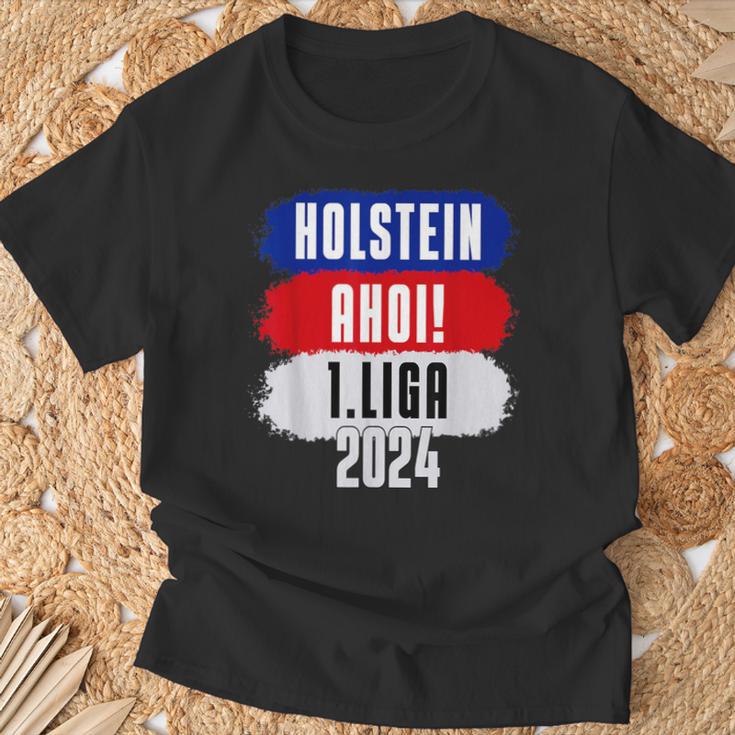 Moin 1Liga 2024 Holstein Ahoi Aufstieg Kiel Fan T-Shirt Geschenke für alte Männer