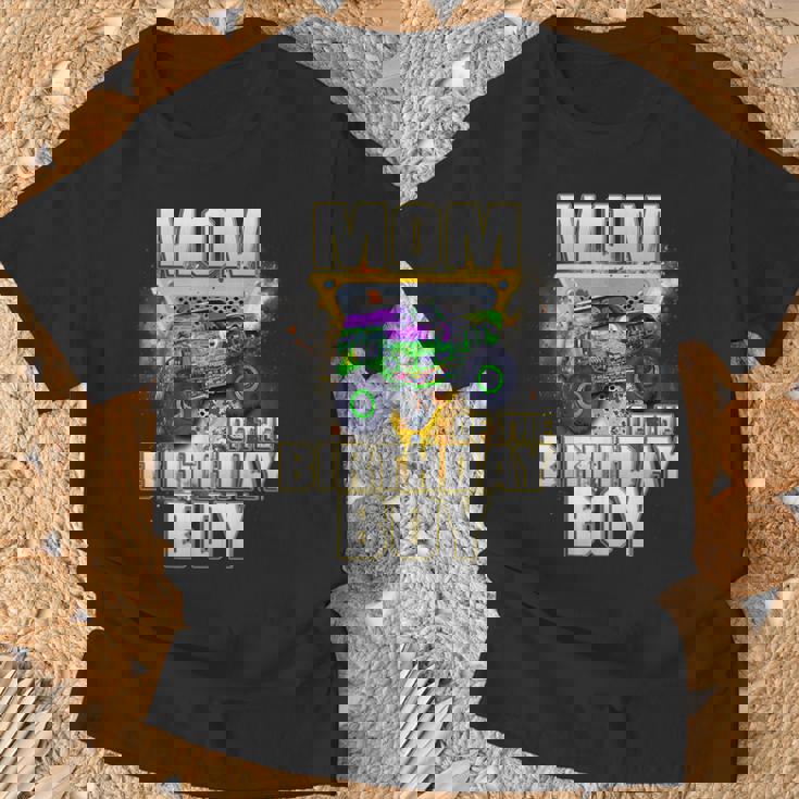 Mom Of The Birthday Boy Monster Truck Birthday Novelty T-Shirt Gifts for Old Men