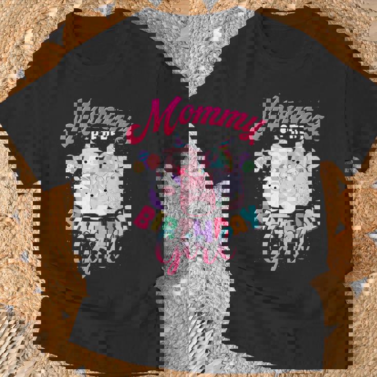 Mommy Of The Birthday Girl Cute Squish Squad Mallow Family T-Shirt Gifts for Old Men