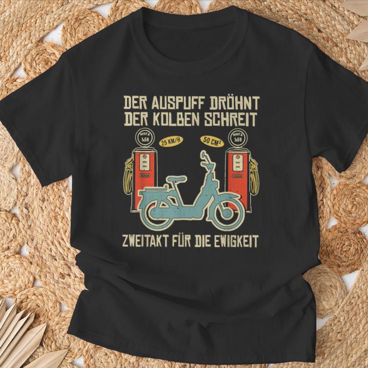 Moped Driver Moped Scooter Moped 2-Stroke Moped T-Shirt Geschenke für alte Männer