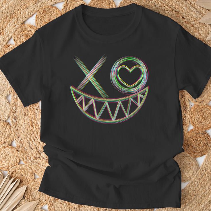 Music Festival Rave Face Electro Techno T-Shirt Geschenke für alte Männer