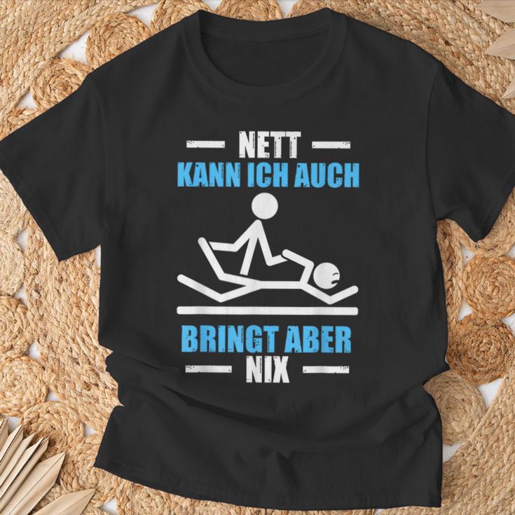 Nett Kann Ich Auch Physiotherapeut Physiotherapie T-Shirt Geschenke für alte Männer