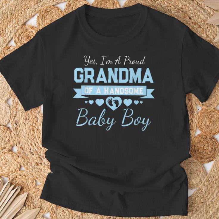 New Baby Announcement Boy 1St Time Grandma T-Shirt Gifts for Old Men