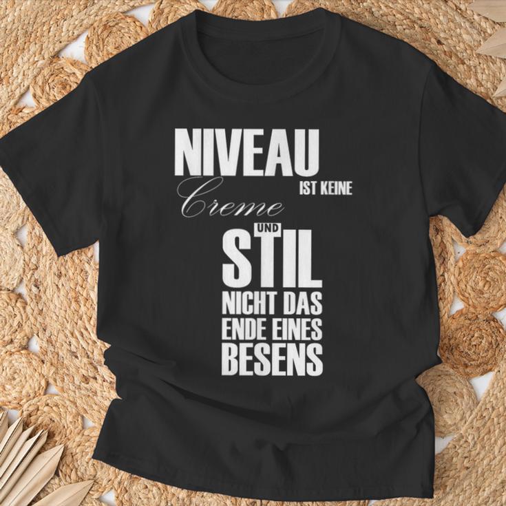 Niveau Ist Keine Creme Und Stil Nicht Den Ende Ein Broom T-Shirt Geschenke für alte Männer