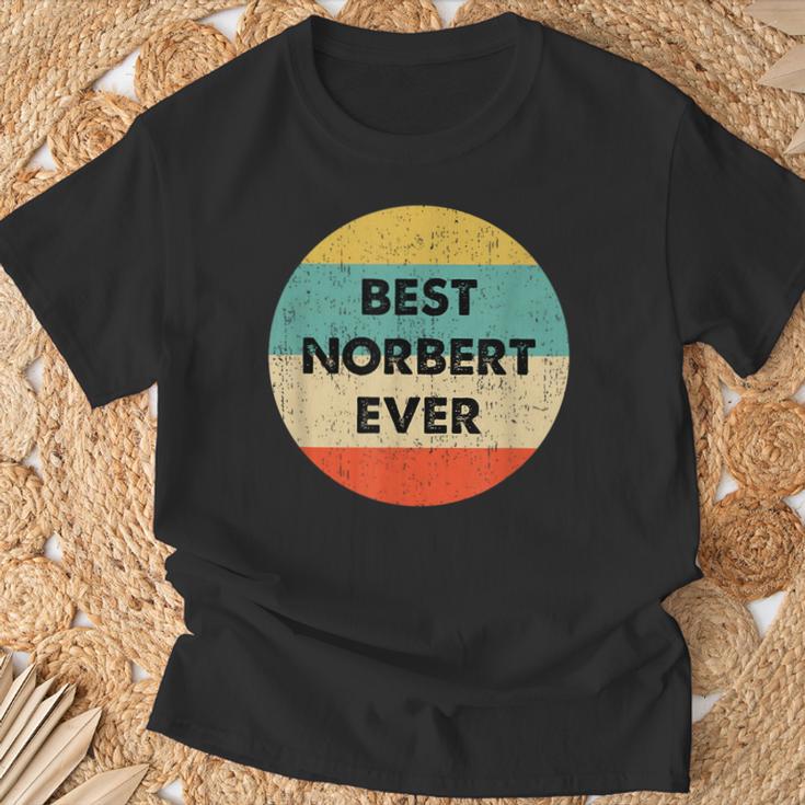 Norbert First Name T-Shirt Geschenke für alte Männer