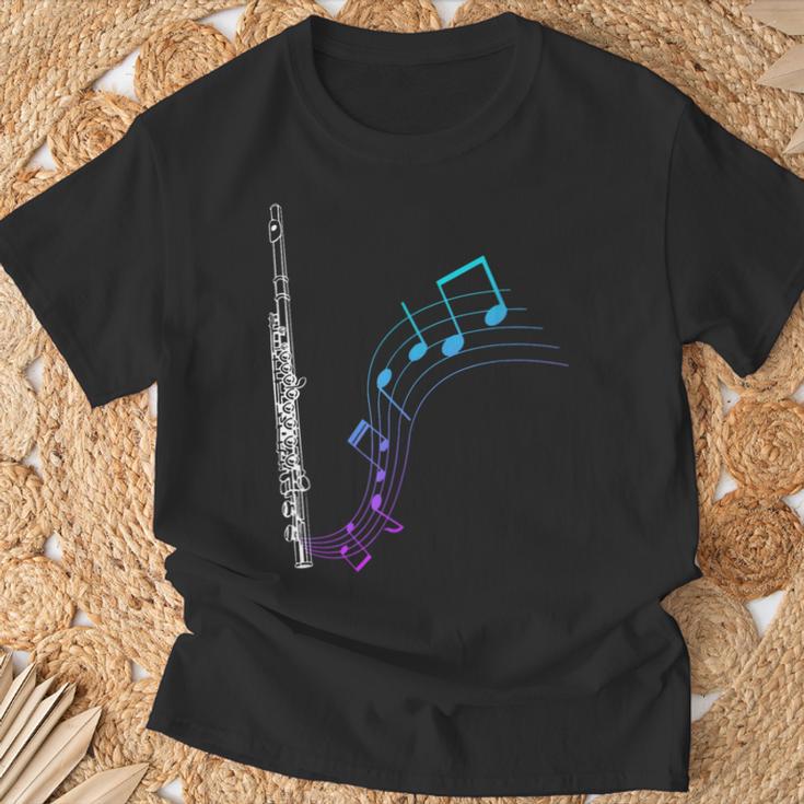 Notes Flute T-Shirt Geschenke für alte Männer