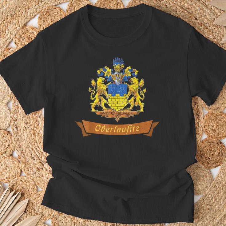 Oberlausitz Sächsisch Löbau Görlitz Dialect Lausitz Saxony T-Shirt Geschenke für alte Männer