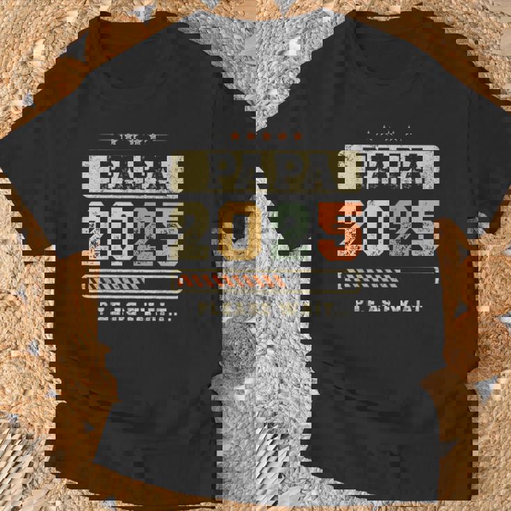 Papa 2025 Futuro Papá Futuro Padre Camiseta unisex Regalos para ancianos