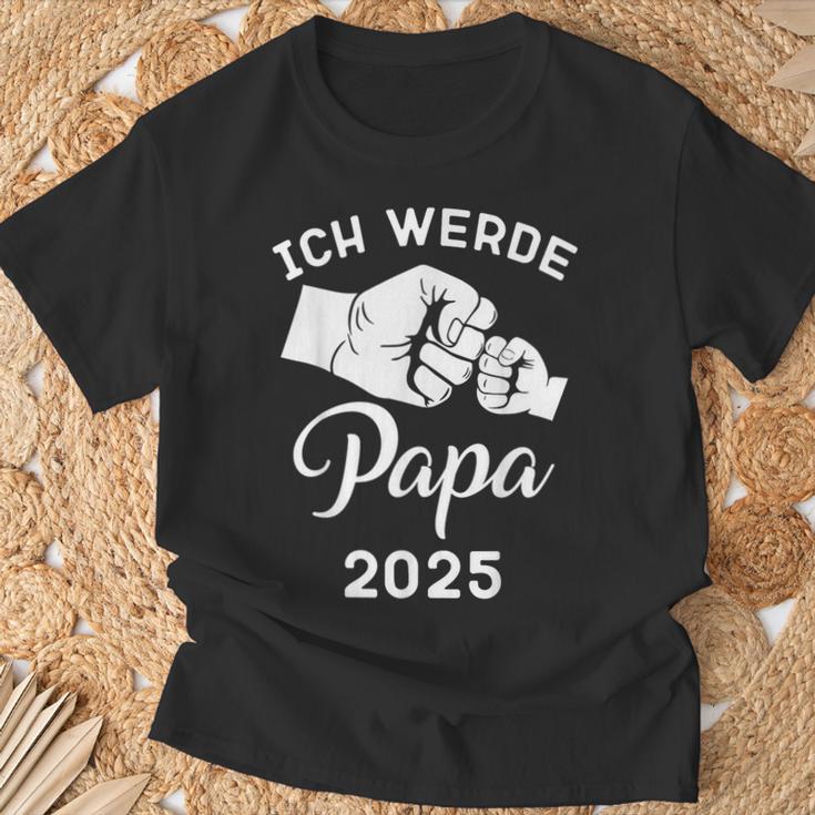 Papa 2025 Ich Werde Papa 2025Ater 2025 T-Shirt Geschenke für alte Männer