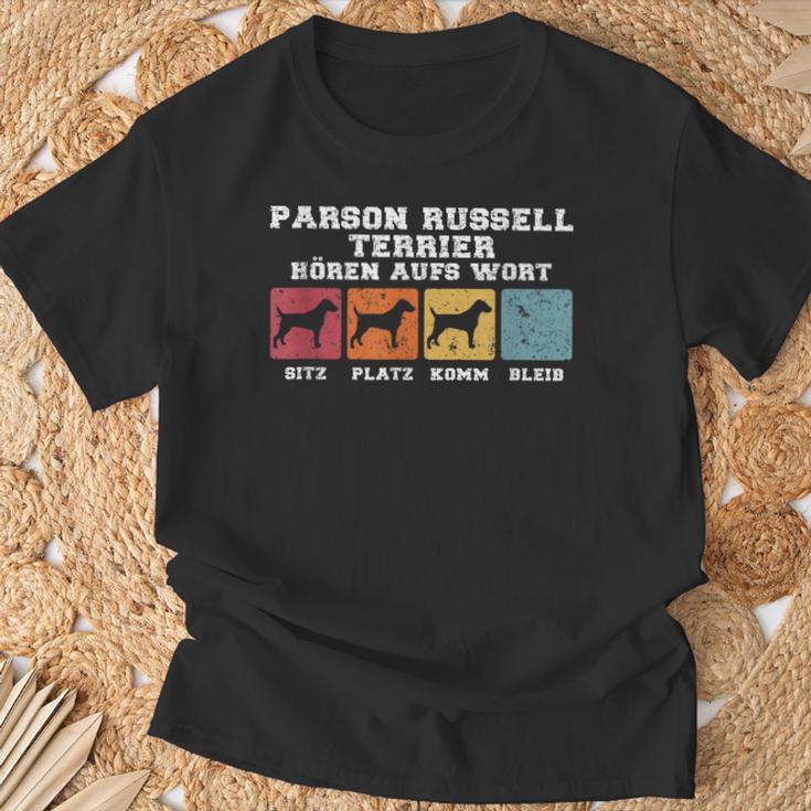 Parson Russell Terrier Hören Aufs Wort T-Shirt Geschenke für alte Männer