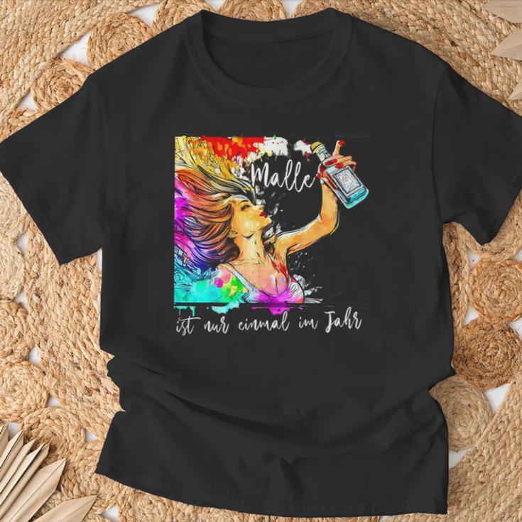 Party Jga Malle Ist Nur Einmal Im Jahr Mallorca Sauf Saying T-Shirt Geschenke für alte Männer