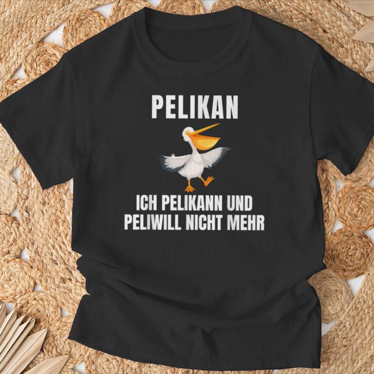 Pelikann Und Peliwill Nicht Mehr T-Shirt Geschenke für alte Männer