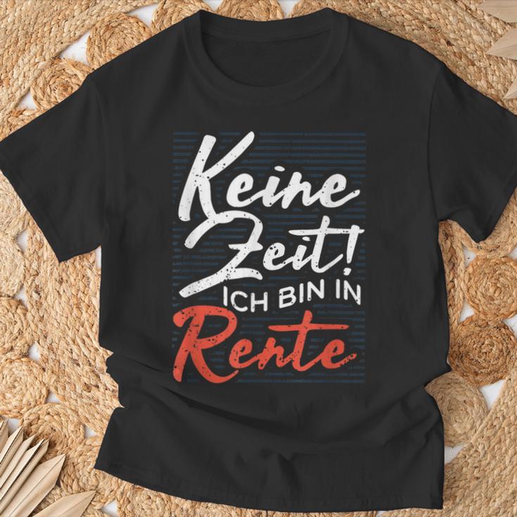 Pensioners No Time Ich Bin In Rente T-Shirt Geschenke für alte Männer