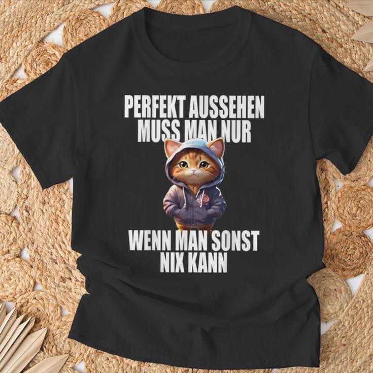 Perfekt Aussehen Wenn Man Sonst Nichts Kann Perfect Look T-Shirt Geschenke für alte Männer