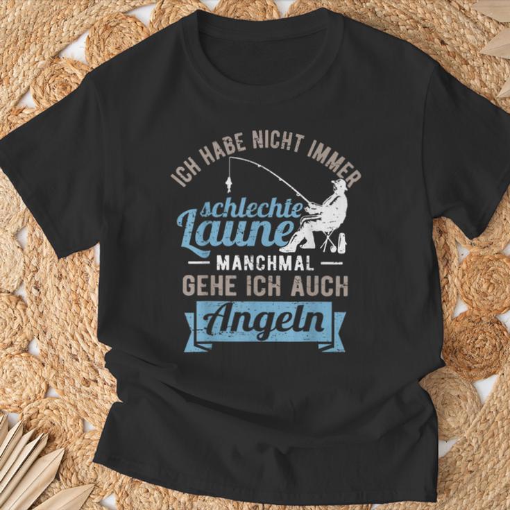 Petri Heil Fischer Manchmal Gehe Ich Auch Angeling S T-Shirt Geschenke für alte Männer