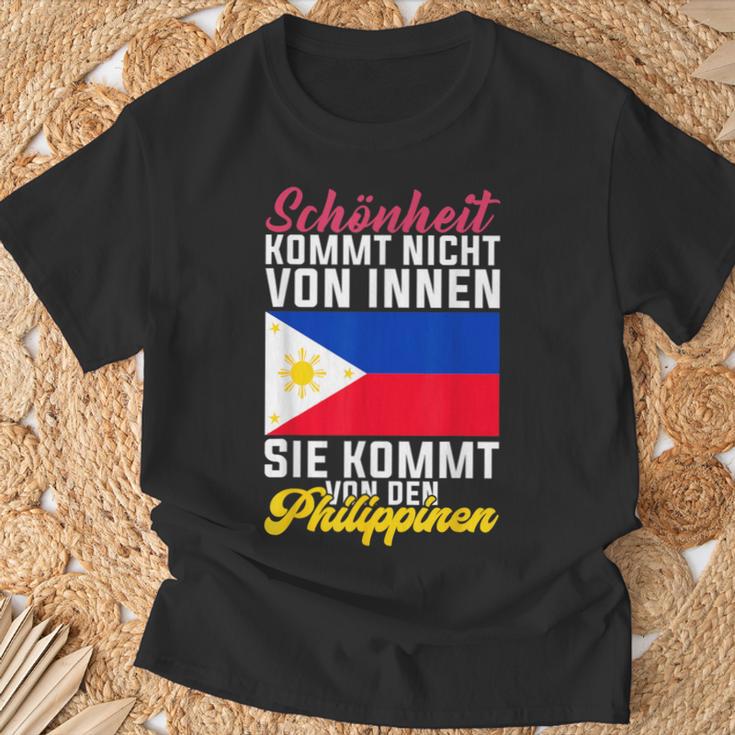 Philippine Flag For Asians Philippines T-Shirt Geschenke für alte Männer